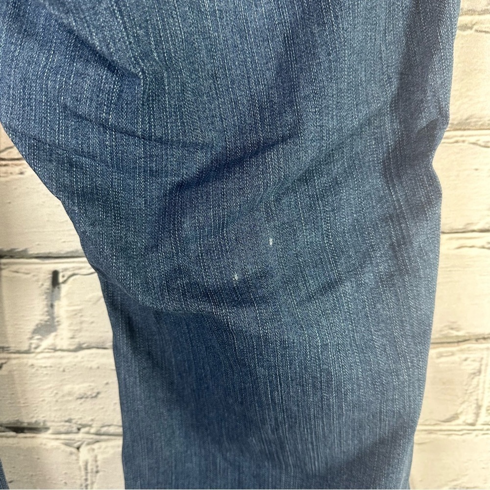 Torrid Women’s Premium Flare Jeans Medium Wash Distressed Stretch Mid Rise 22S - Picture 6 of 11